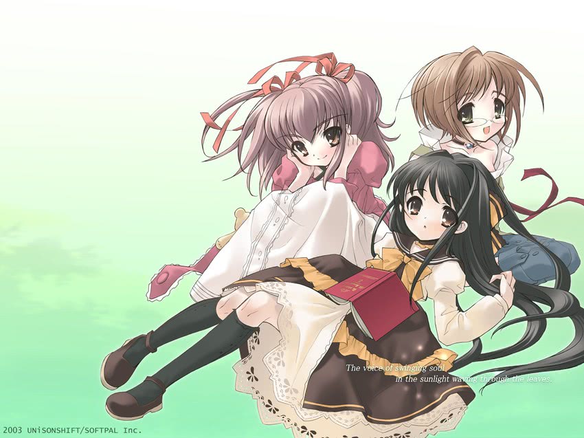 sui, kouenji ayana, and tachibana koharu (komorebi ni yureru tamashii no koe) drawn by ito_noizi