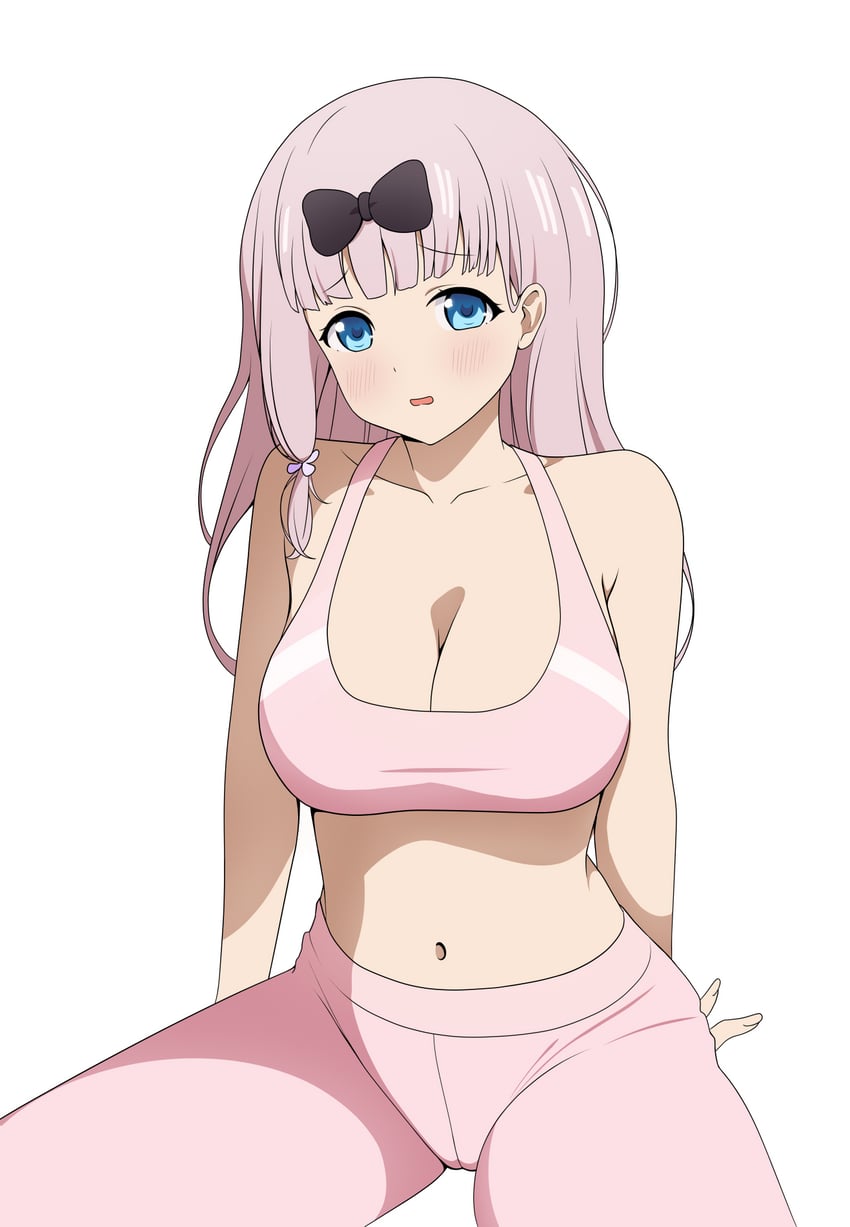 fujiwara chika (kaguya-sama wa kokurasetai ~tensai-tachi no renai zunousen~) drawn by coro_fae