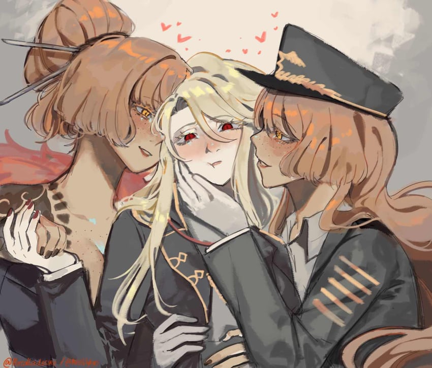 ishmael, don quixote, and sancho (project moon and 1 more) drawn by kiyo_(mistlilykyo)