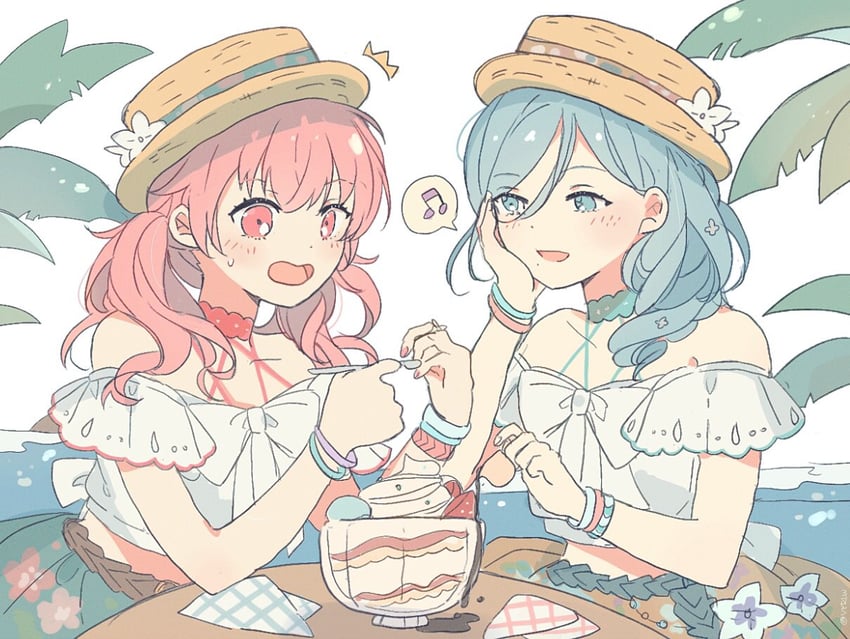 momoi airi and hinomori shizuku (project sekai) drawn by seri_(vyrlw)