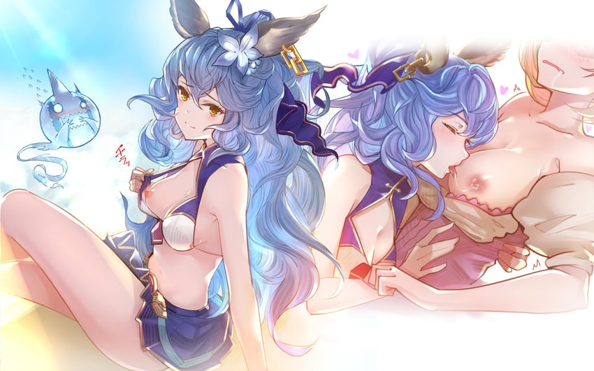 djeeta, ferry, and nicola (granblue fantasy) drawn by reki_(dezuko)