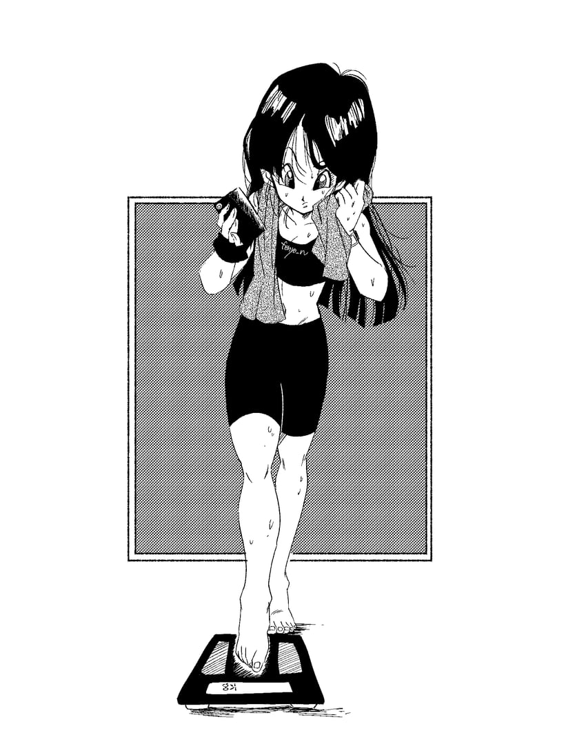 videl (dragon ball and 1 more) drawn by fenyon