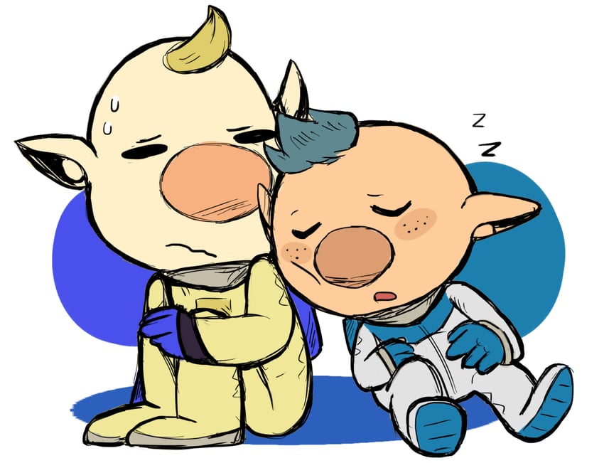 louie and alph (pikmin) drawn by urfbownd