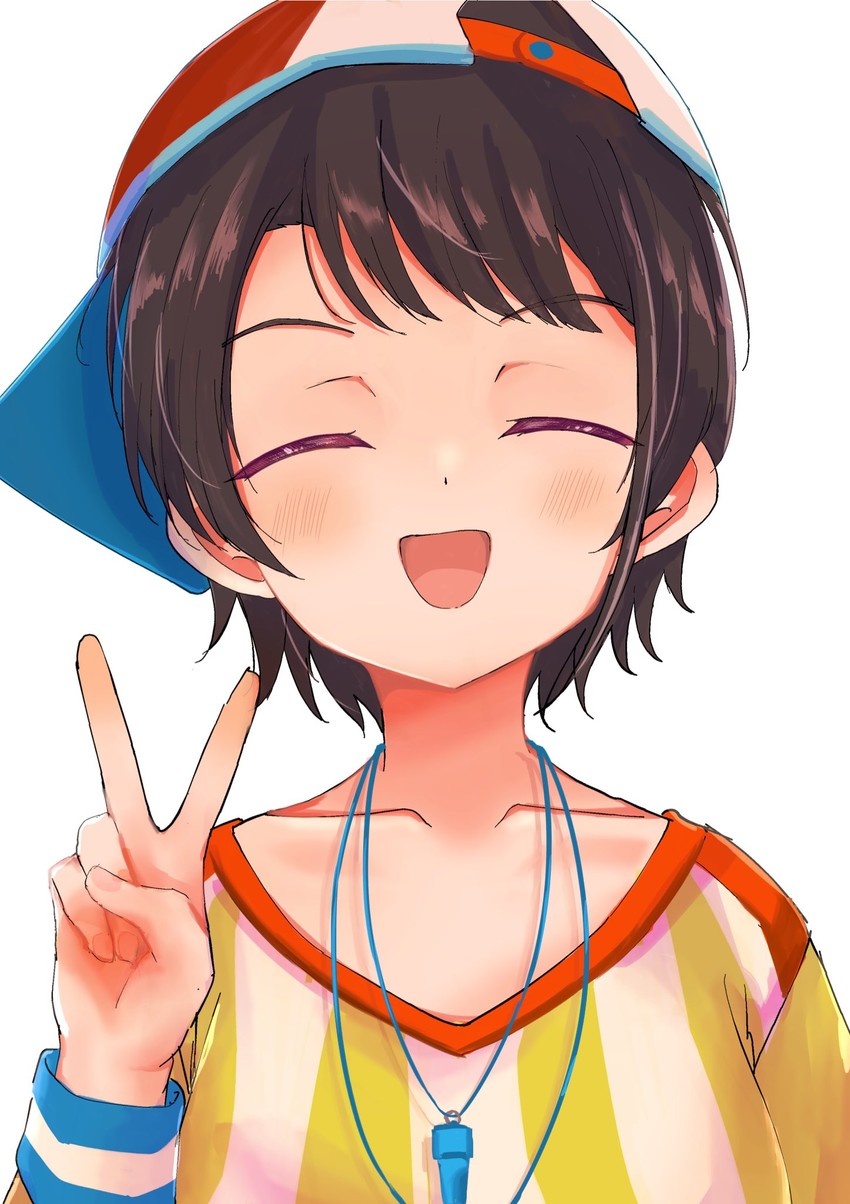 oozora subaru (hololive) drawn by hanuke