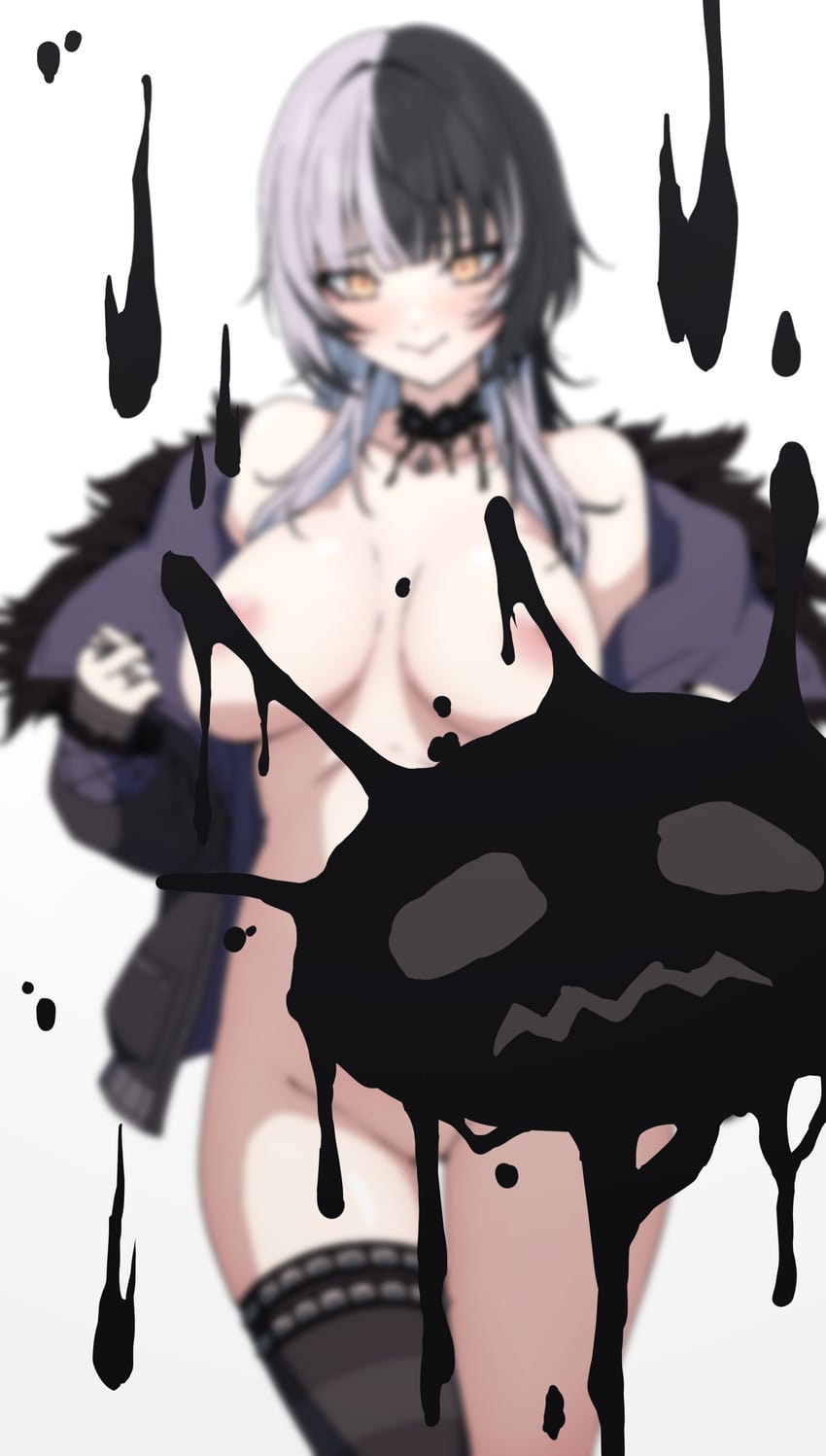 shiori novella and yorick (hololive and 1 more) drawn by daydarion