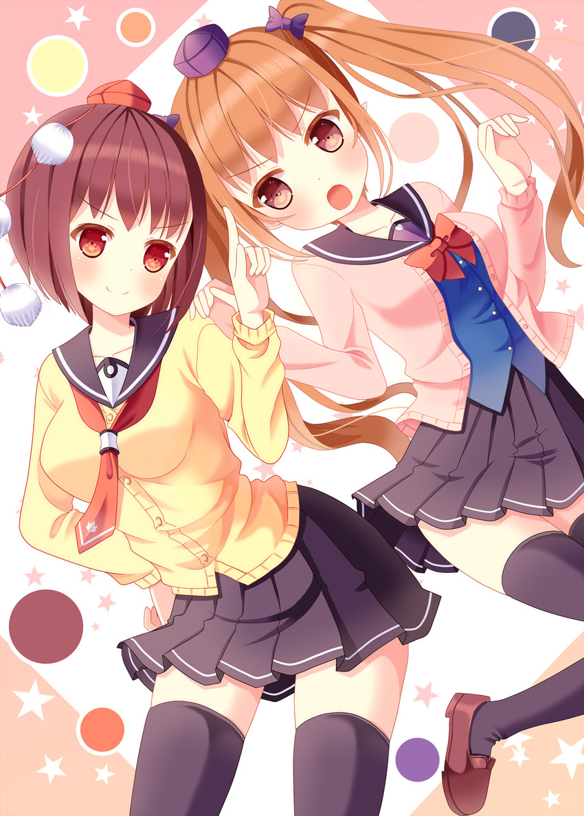 shameimaru aya and himekaidou hatate (touhou) drawn by hazakura_satsuki