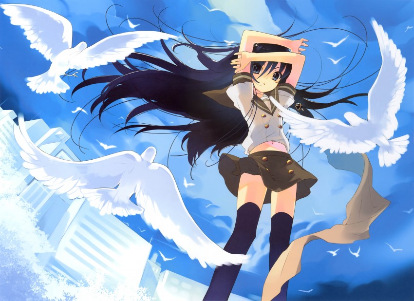 shana and alastor (shakugan no shana) drawn by ito_noizi