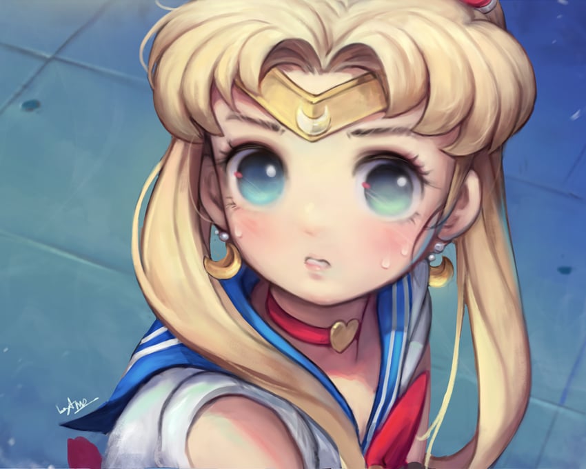 tsukino usagi and sailor moon (bishoujo senshi sailor moon and 1 more) drawn by tom23579