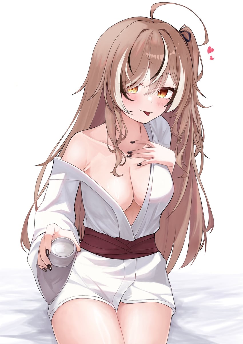 nanashi mumei (hololive and 1 more) drawn by unmeidesu