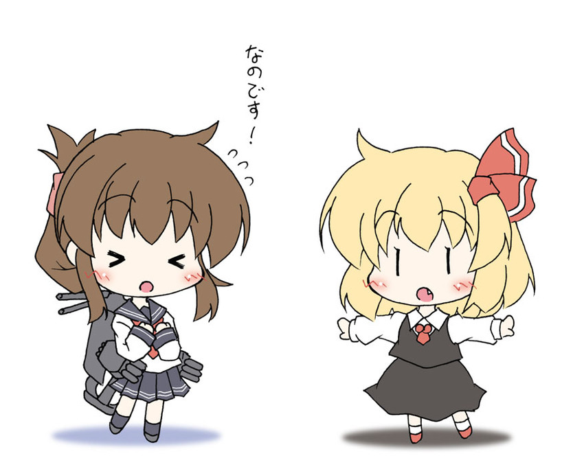 rumia and inazuma (touhou and 1 more) drawn by moegi_yuu