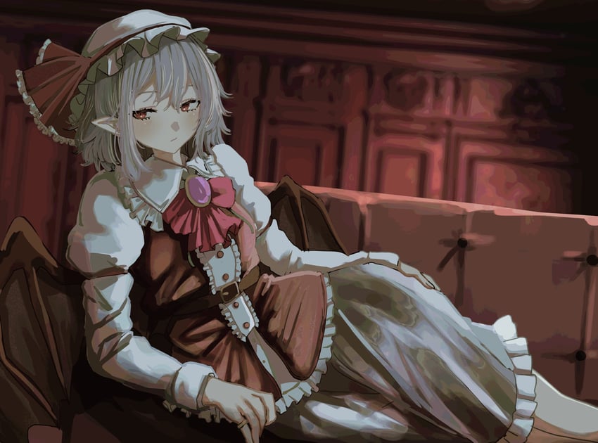 remilia scarlet (touhou) drawn by mesuosushi