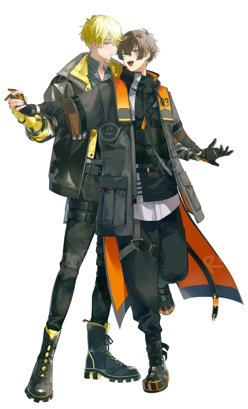 sonny brisko and alban knox (nijisanji and 1 more) drawn by roro_(roro32b)