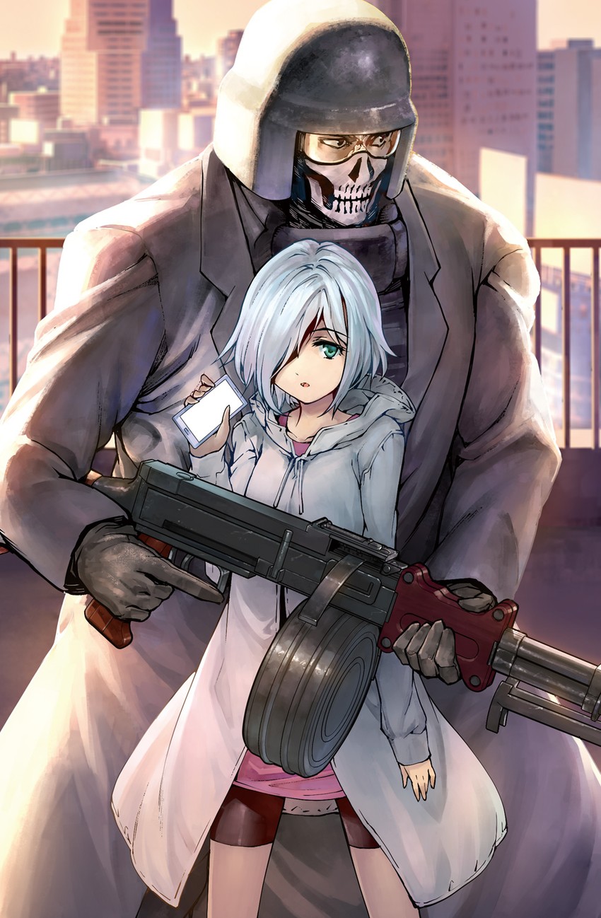 sui and maesaka ryuuji (darwin's game) drawn by takahata_yuki