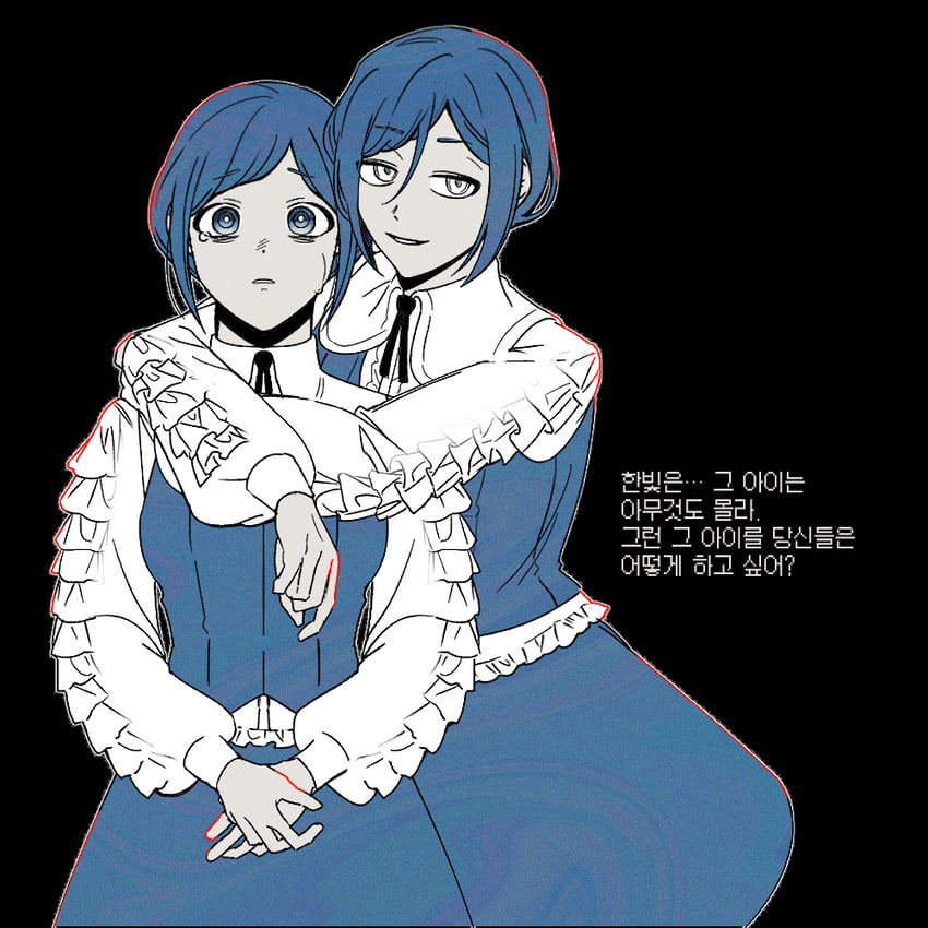 fukurai azami and kisaragi ayumi (toshi densetsu kaitai center) drawn by b1ue_e4rth