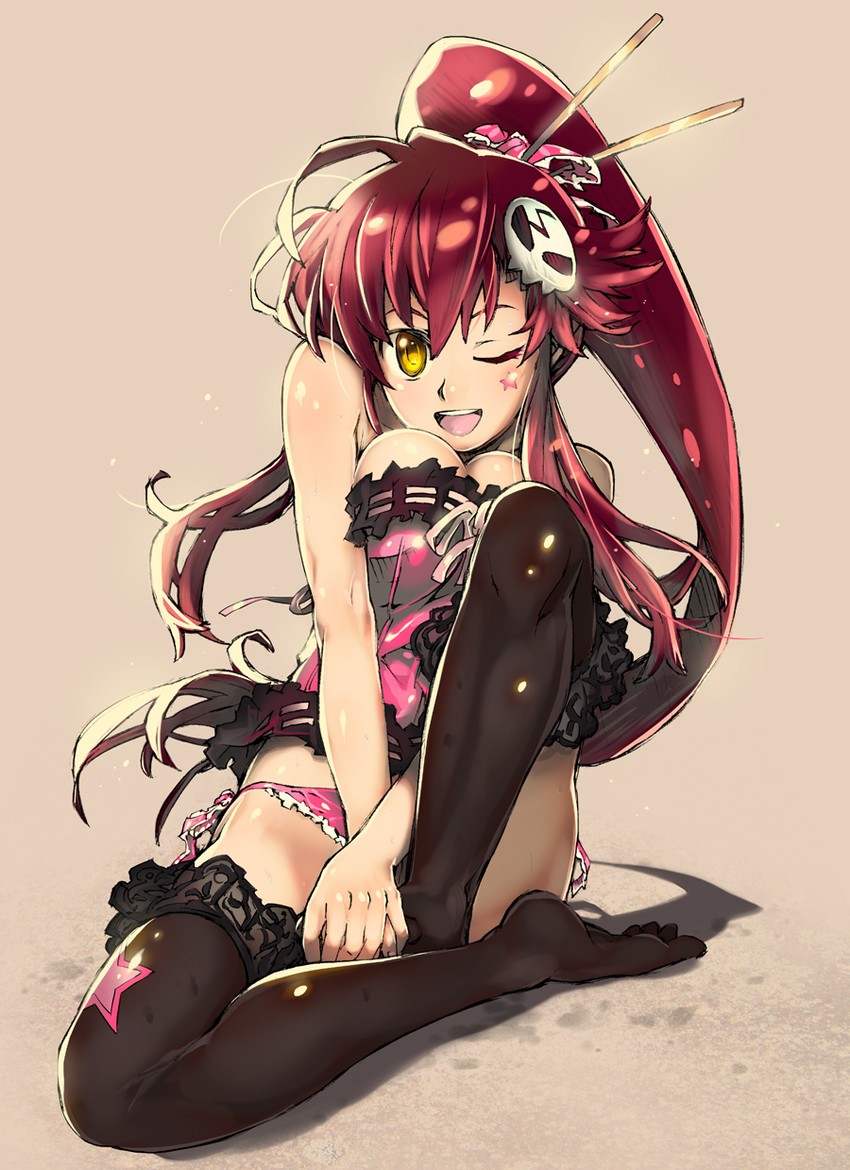 yoko littner (tengen toppa gurren lagann) drawn by haku_(sabosoda)