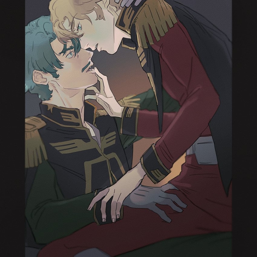 char aznable and challia bull (gundam and 1 more) drawn by mrtoen