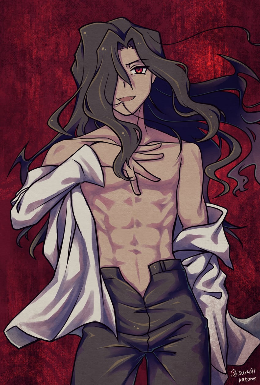 michael roa valdamjong (tsukihime and 1 more) drawn by isurugiratone