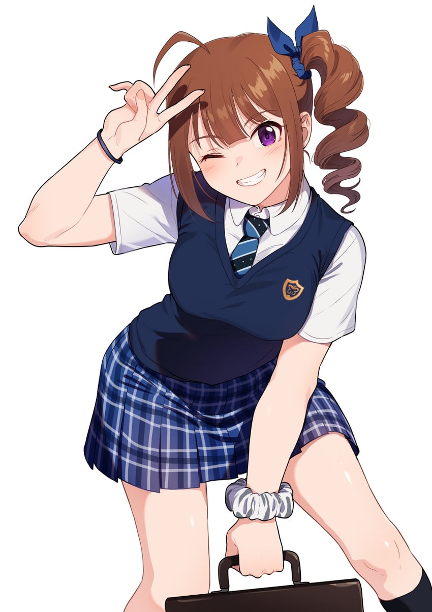 yokoyama nao (idolmaster and 2 more) drawn by kamille_(vcx68)