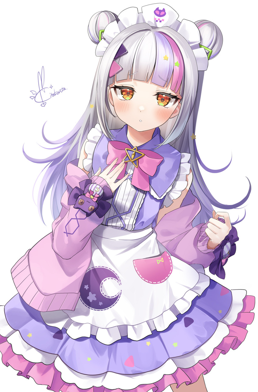 murasaki shion and shiokko (hololive) drawn by kito_koruta