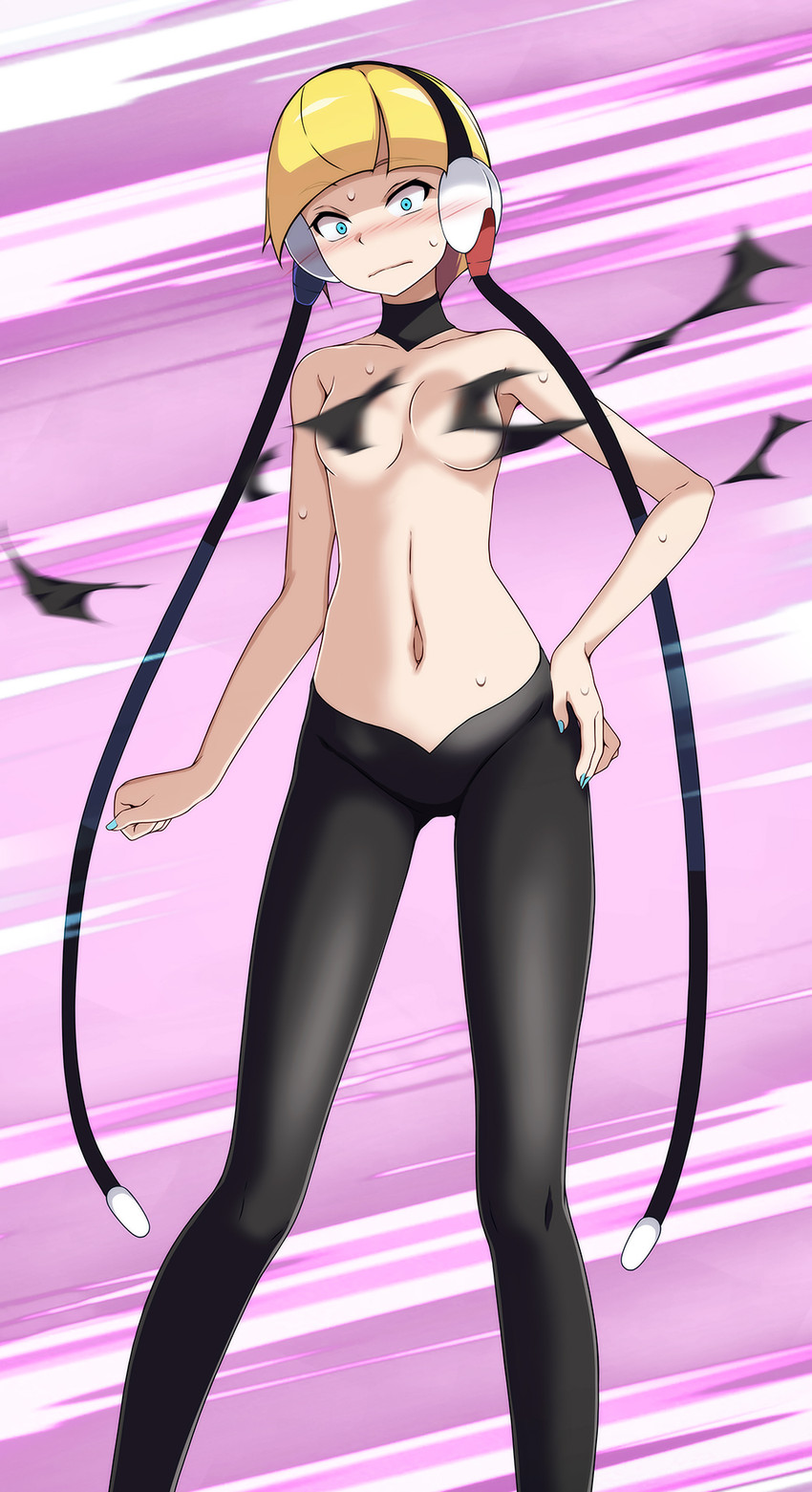 elesa (pokemon and 1 more) drawn by tsukishiro_saika