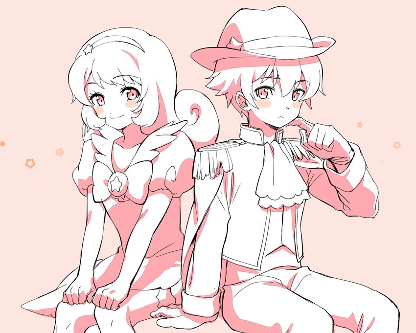 hinata yume and minamikawa asahi (mewkledreamy) drawn by yuzu_sato