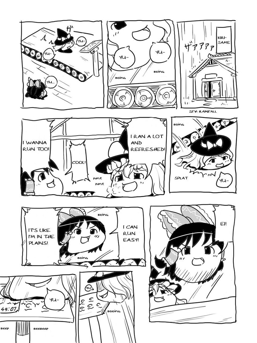 hakurei reimu and kirisame marisa (touhou) drawn by sunakoshi_ten