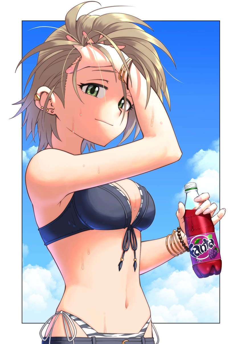 kimura natsuki (idolmaster and 1 more) drawn by evolvingmonkey