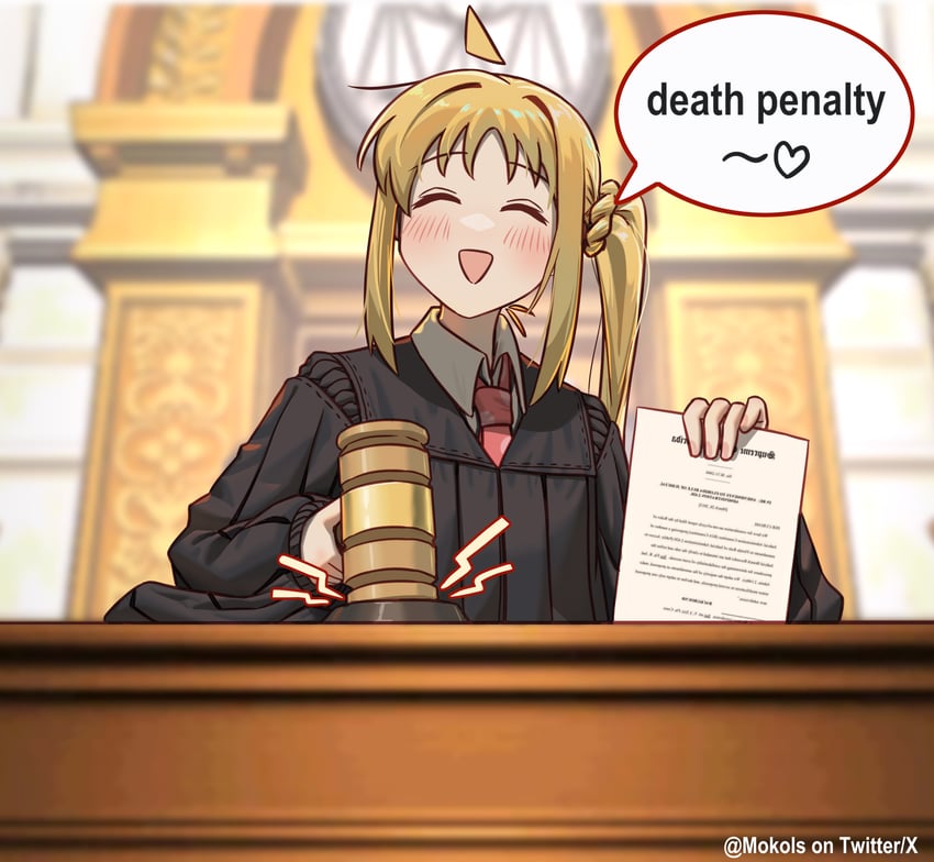 ijichi nijika and the judge (bocchi the rock! and 1 more) drawn by myvia_mokols