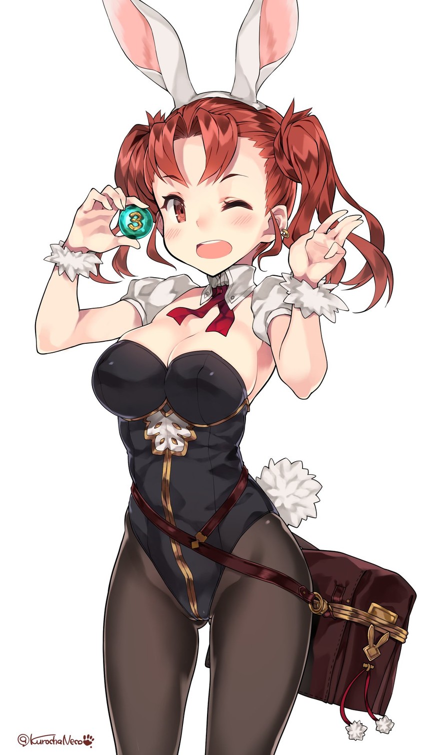 jewel resort bunnygirl (granblue fantasy) drawn by kuro_chairo_no_neko