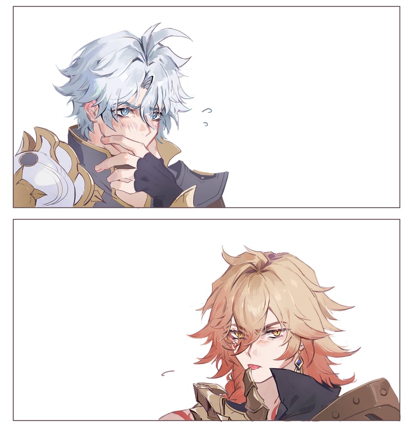 phainon and mydei (honkai and 1 more) drawn by qel