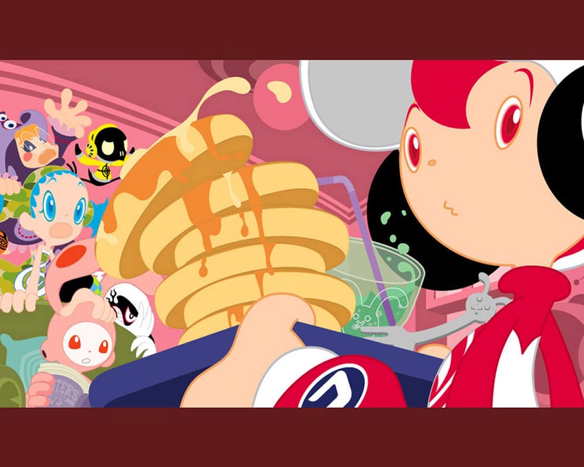 amp, yusa, spica, iyamy, ival, and 1 more (cool cool toon) drawn by gyoubu_ippei
