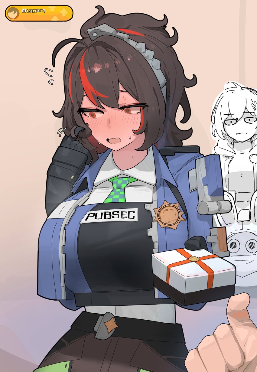 belle, zhu yuan, and eous (zenless zone zero) drawn by azz0422