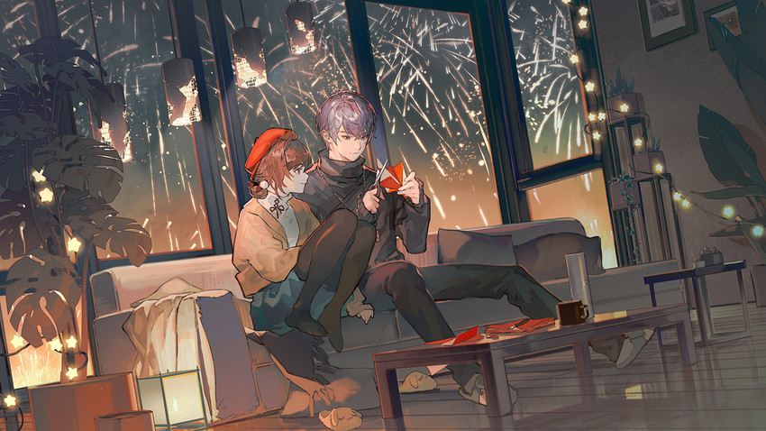 rosa and marius von hagen (tears of themis) drawn by qiqu