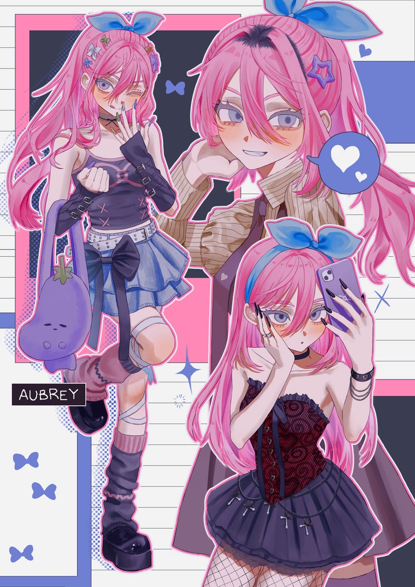 aubrey and mr. plantegg (omori) drawn by lifejam_403