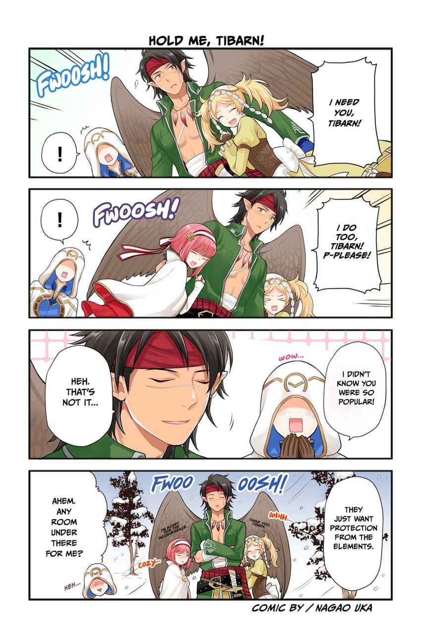 kiran, sakura, lissa, and tibarn (fire emblem and 4 more) drawn by nagao_uka