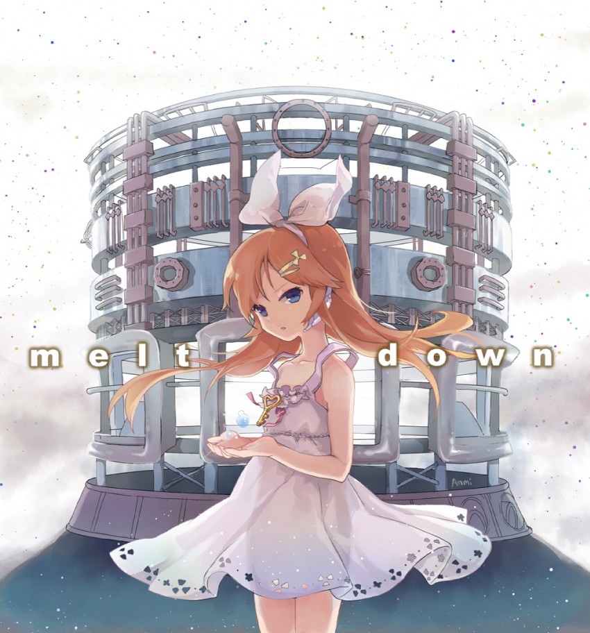 kagamine rin (vocaloid and 1 more) drawn by anmi