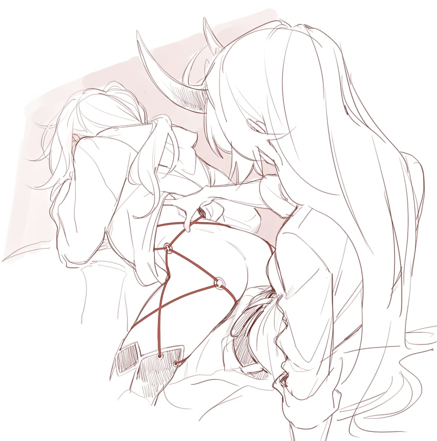raiden mei and fu hua (honkai and 1 more) drawn by maiqo