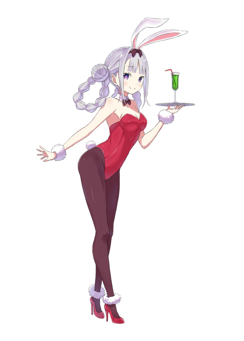 emilia (re:zero kara hajimeru isekai seikatsu) drawn by koushin_ryo