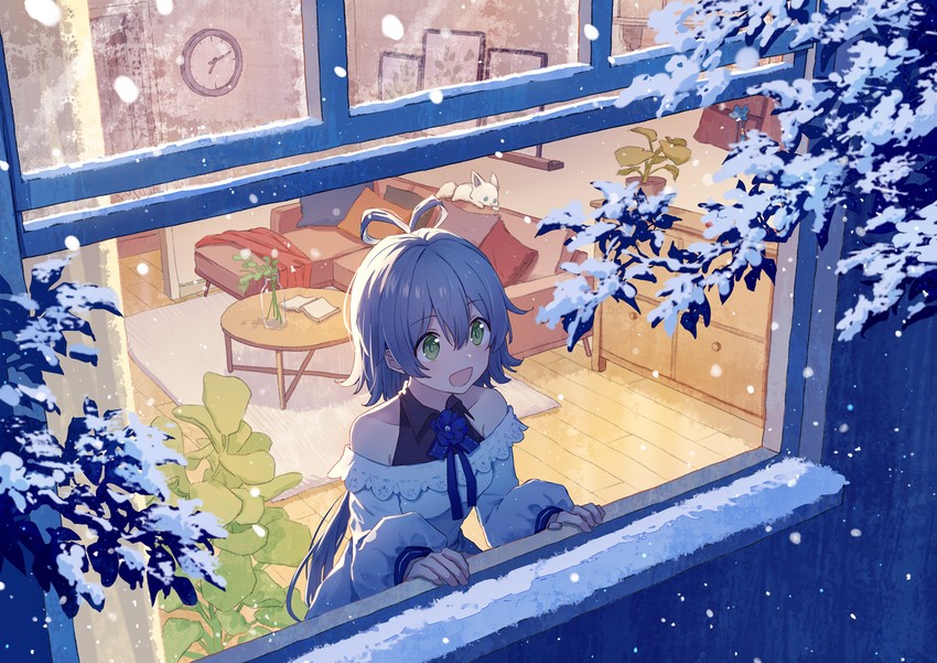 luo tianyi (vocaloid and 1 more) drawn by yumo_(mimengfeixue)