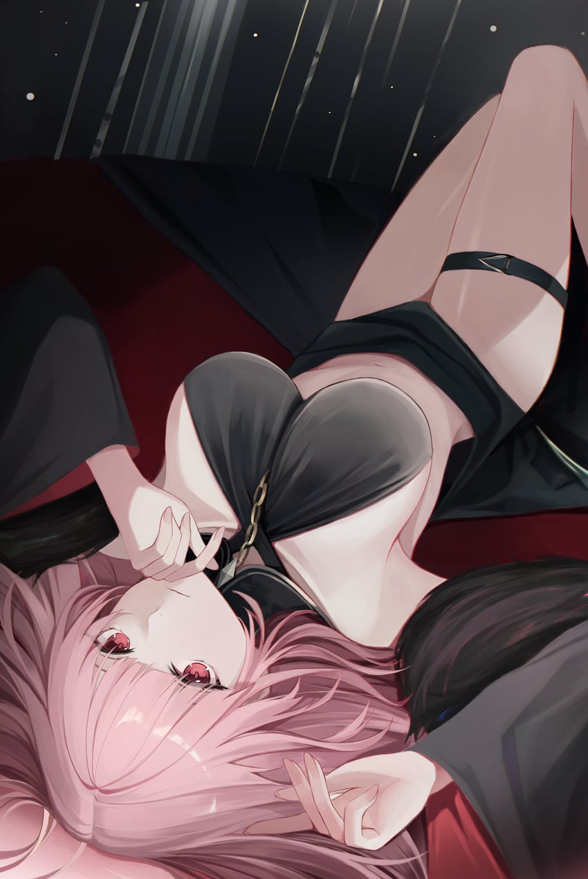mori calliope (hololive and 1 more) drawn by aliez