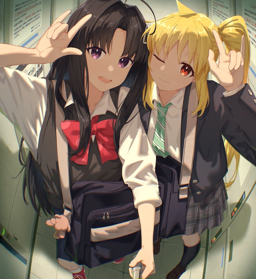 ijichi nijika and awa subaru (bocchi the rock! and 1 more) drawn by jl_tan