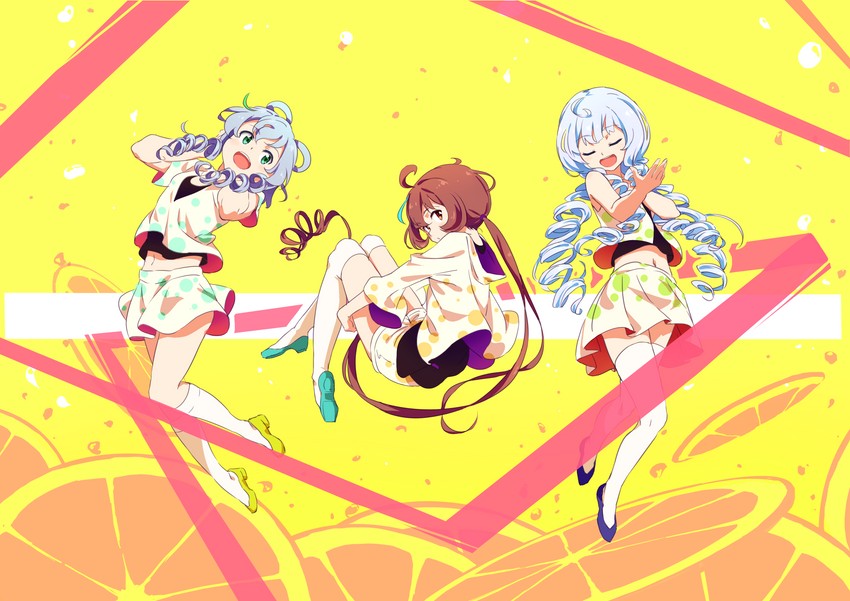 luo tianyi, xingchen, and yuezheng ling (vocaloid and 2 more) drawn by tomato_(lsj44867)