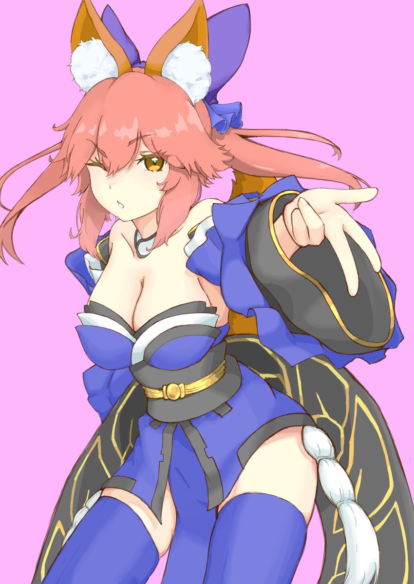 tamamo and tamamo no mae (fate and 1 more) drawn by kamesan231