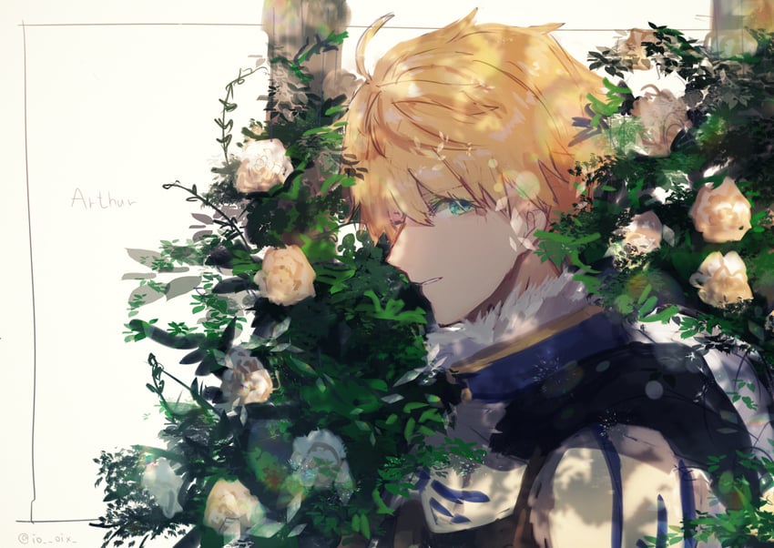 arthur pendragon (fate and 1 more) drawn by ebi_(6_5)
