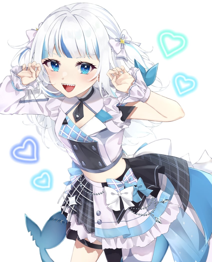 gawr gura (hololive and 1 more) drawn by na_na_peko