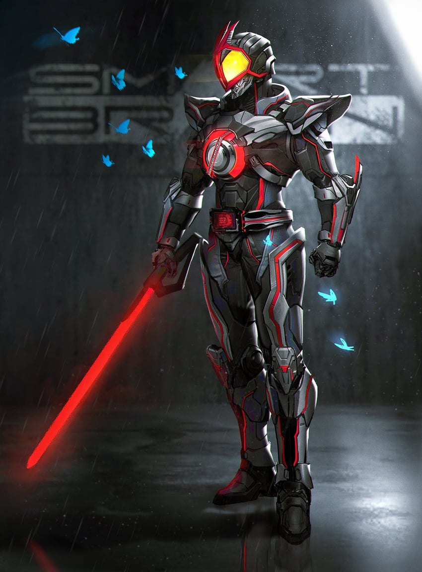 kamen rider next faiz (kamen rider and 2 more) drawn by keen_fai