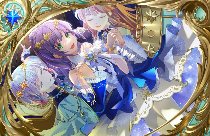 fujishima megumi, otomune kozue, and yugiri tsuzuri (love live! and 1 more)