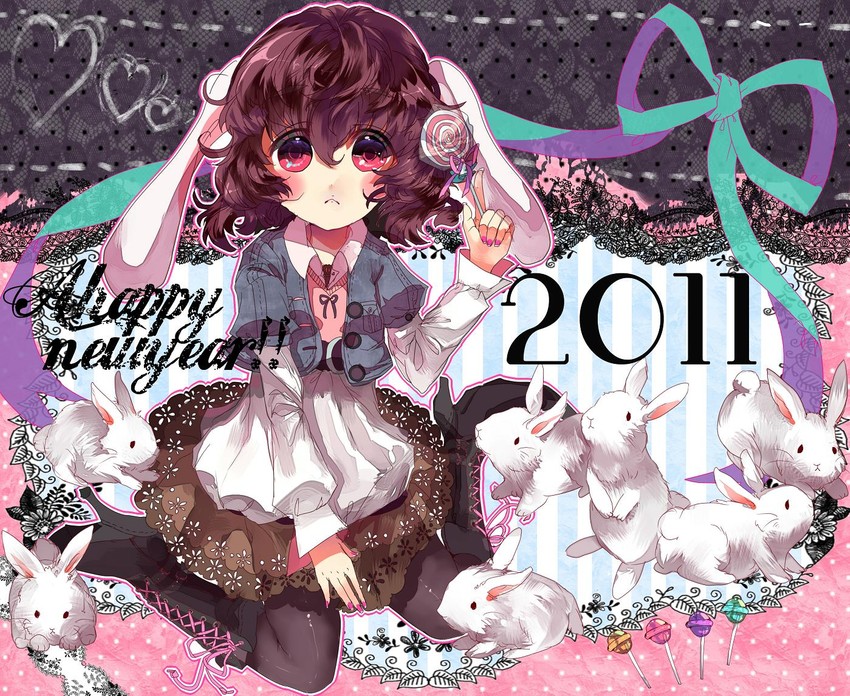 inaba tewi (touhou) drawn by hoshika_ranoe