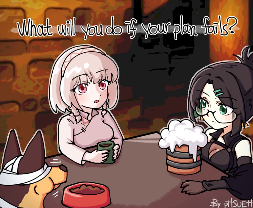 621, ayre, and kate markson (armored core and 1 more) drawn by phsueh