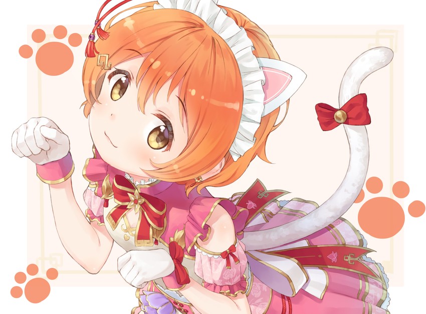 hoshizora rin (love live! and 1 more) drawn by eichisu